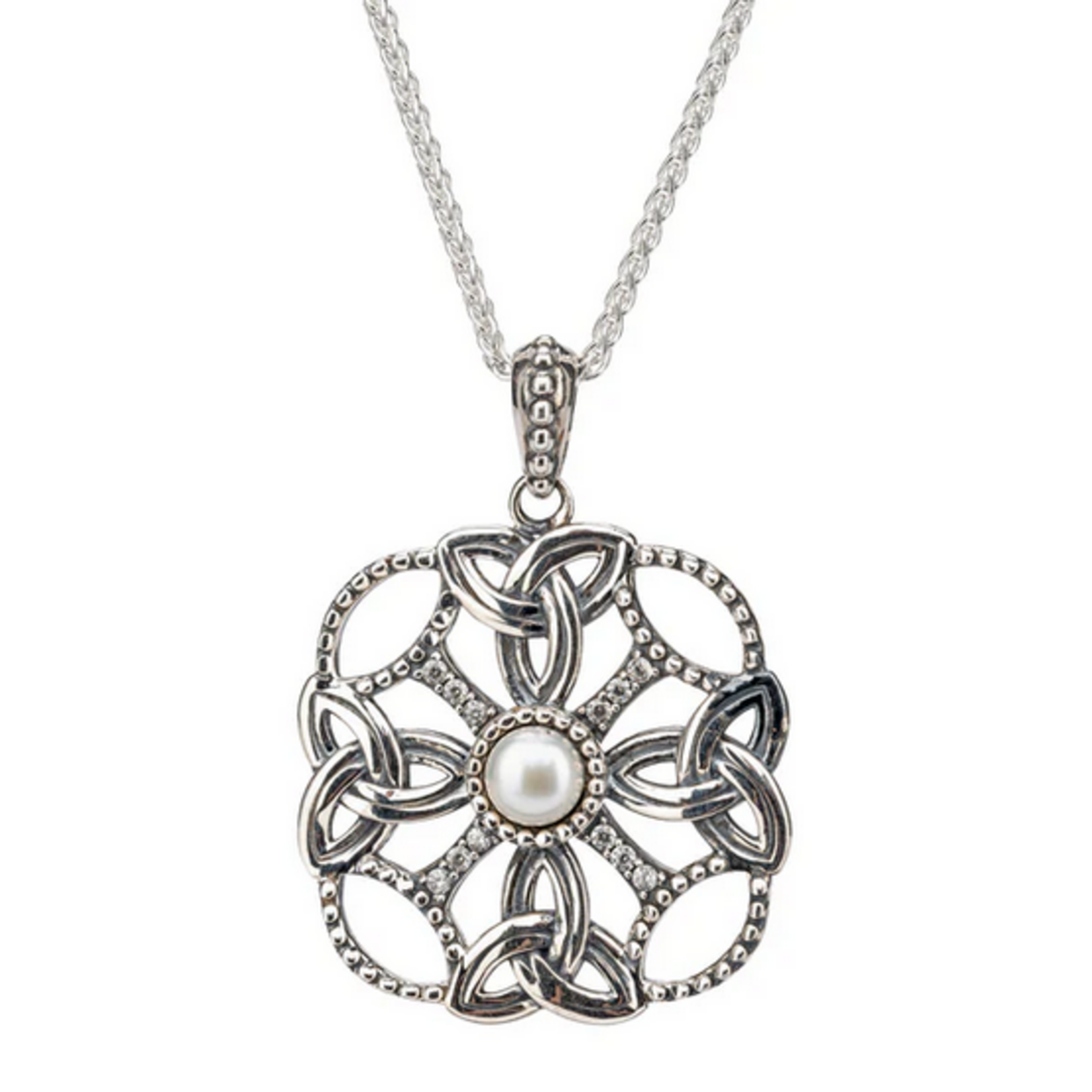 PENDANTS & NECKLACES CLEARANCE: KEITH JACK STERLING APHRODITE PENDANT w FRESH WATER PEARL :FINAL SALE