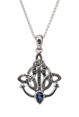 PENDANTS & NECKLACES KEITH JACK STERLING ROCKS n RIVERS ANCHOR PENDANT w IOLITE