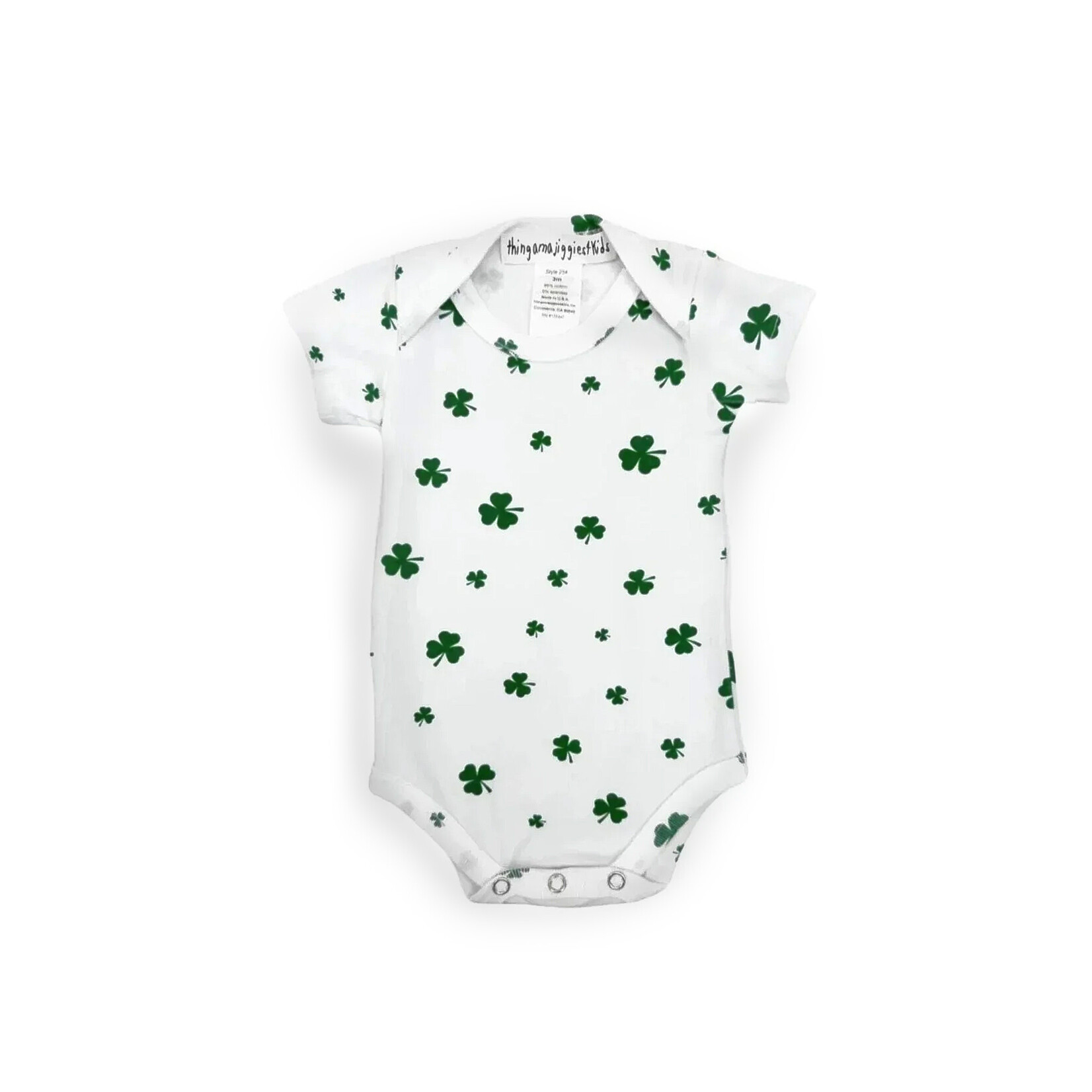 KIDS CLOTHES THINGAMAJIGGIE SHAMROCK ONESIE
