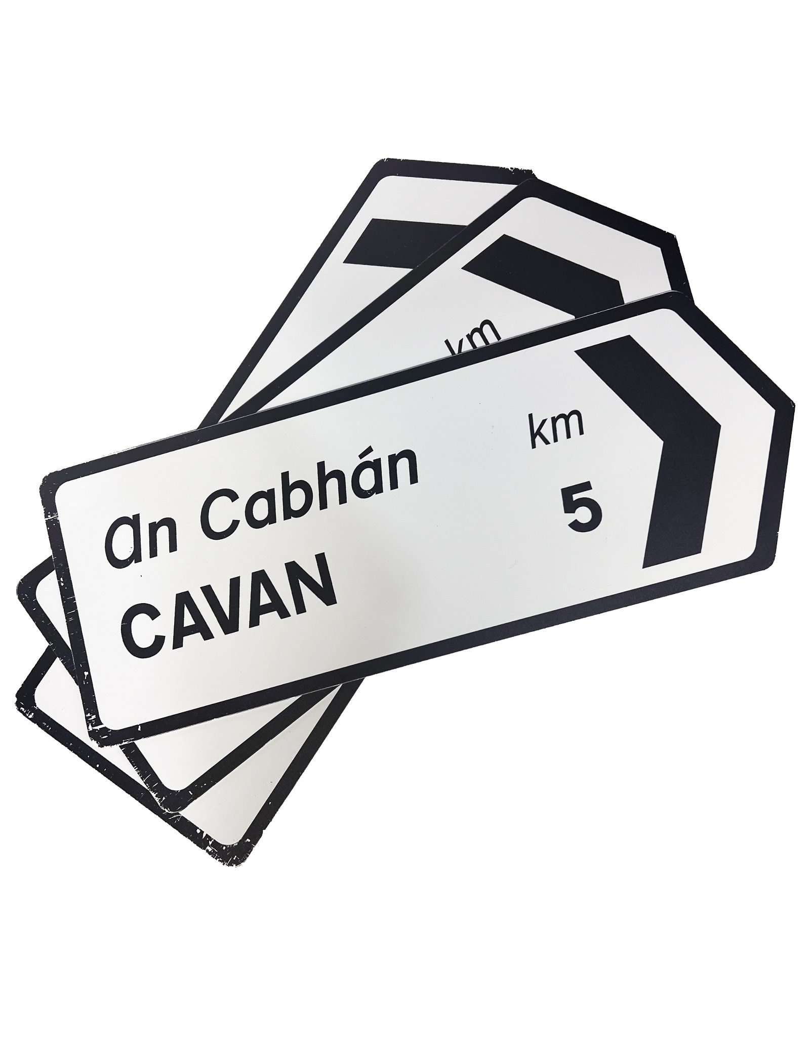 CLEARANCE - IRELAND COUNTY METAL ROADS SIGNS : FINAL SALE