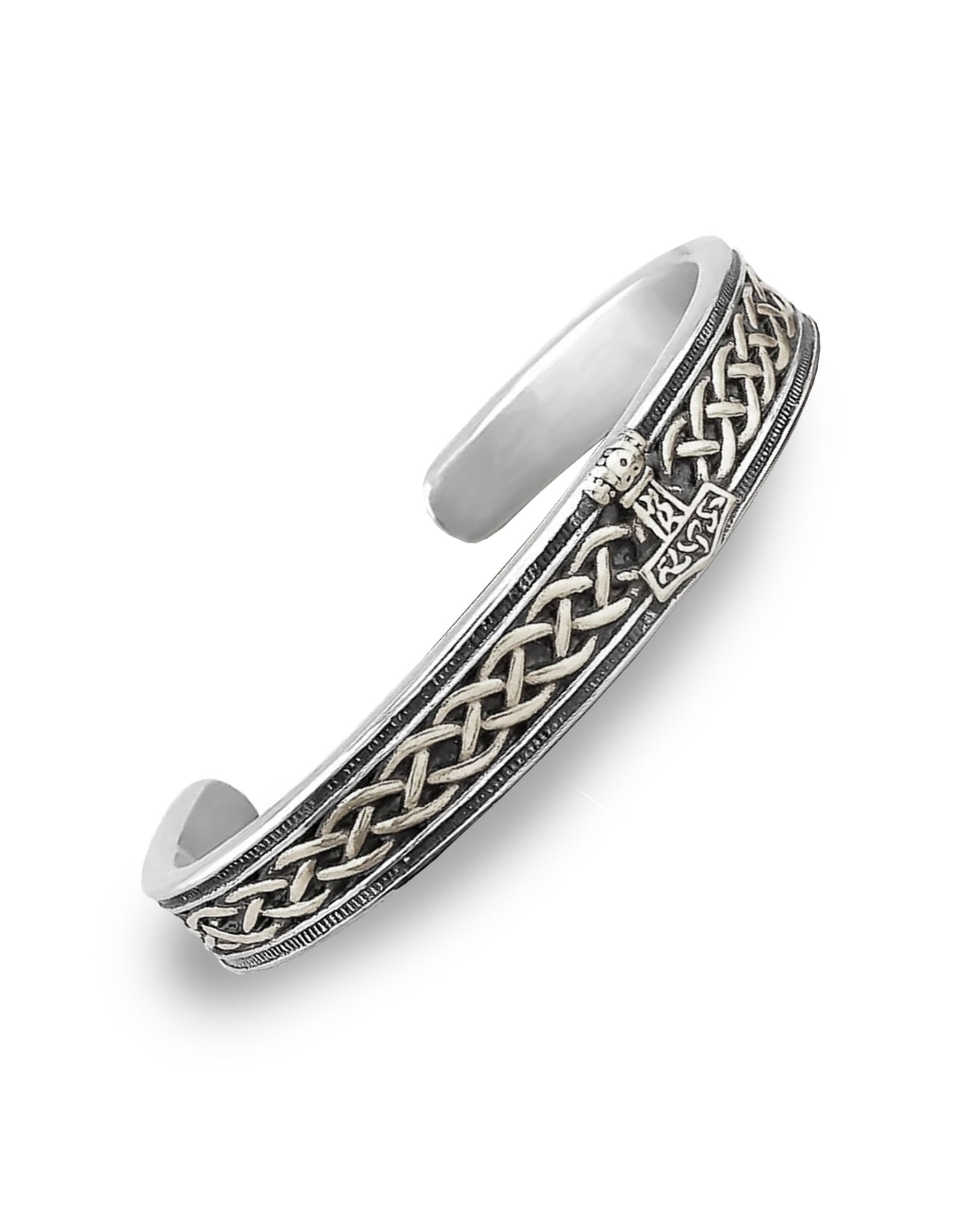 BRACELETS & BANGLES DRUID MOON - STAINLESS THOR'S HAMMER BANGLE