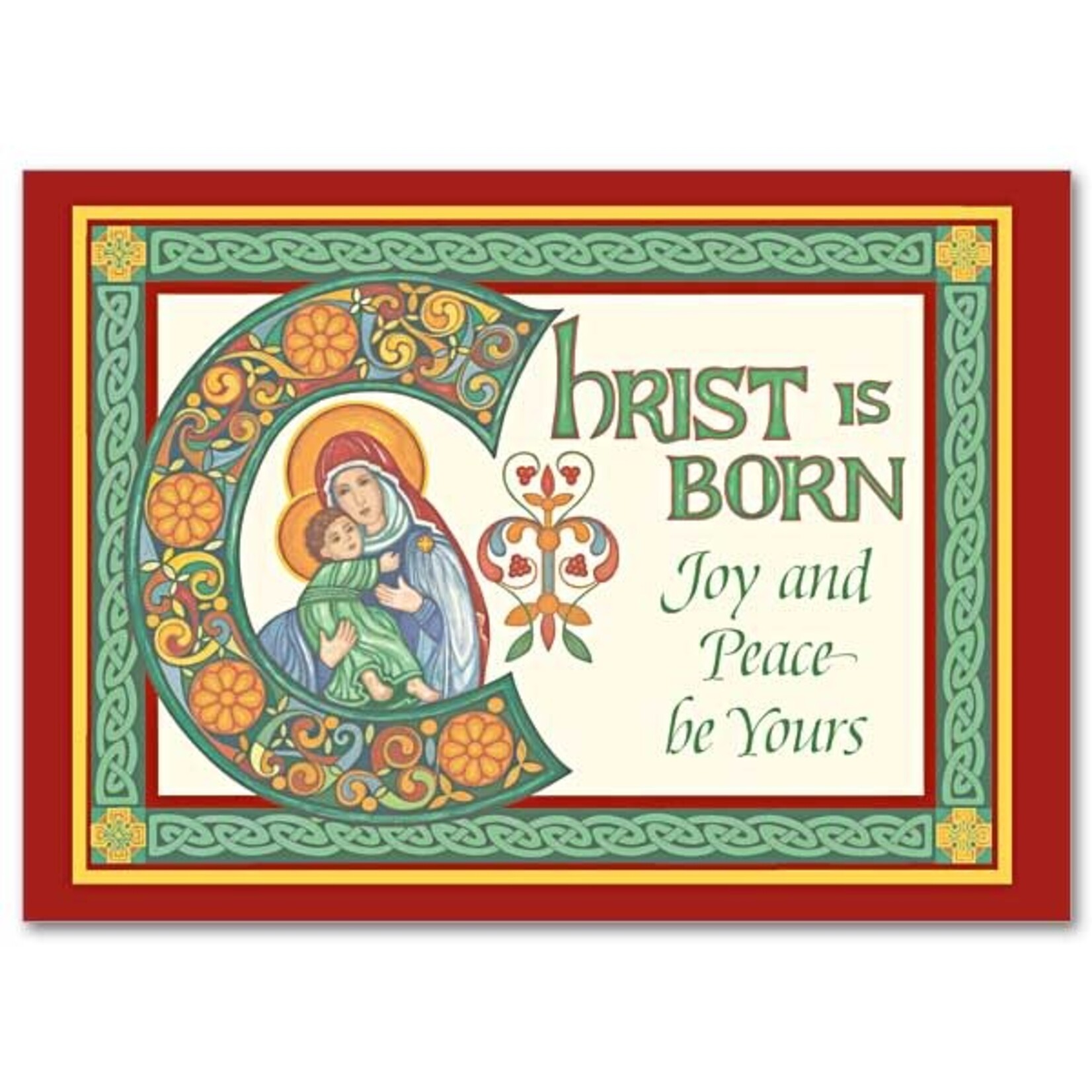 CARDS “CHRIST IS BORN” CHRISTMAS CARDS
