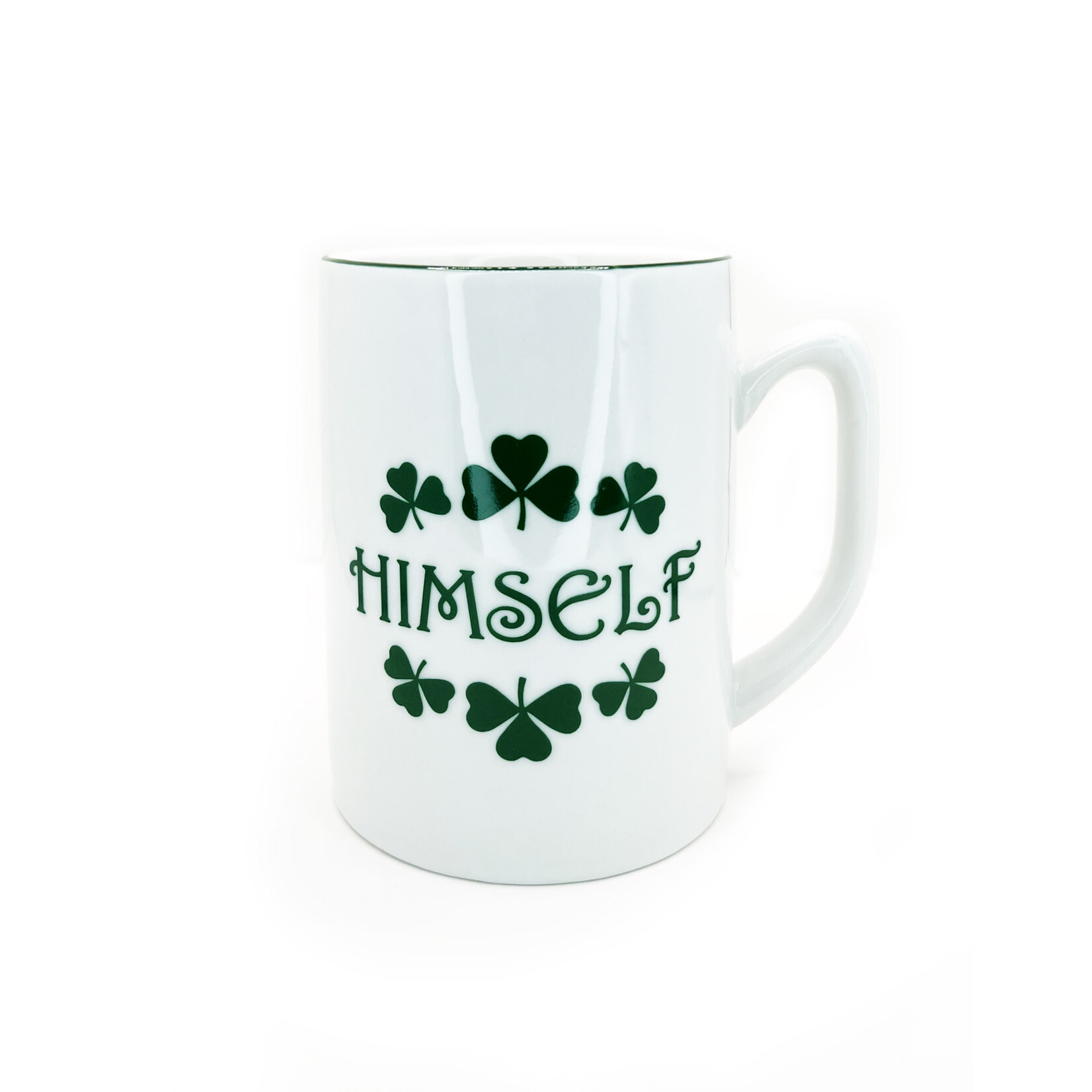 TEAPOTS, MUGS & ACCESSORIES HIMSELF MUG w/ SHAMROCK TREE