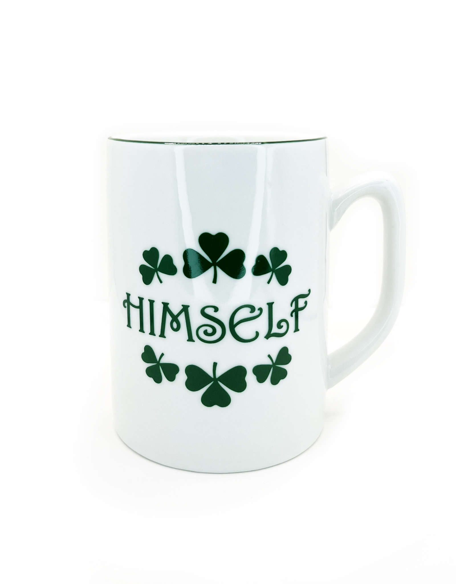 TEAPOTS, MUGS & ACCESSORIES HIMSELF MUG w/ SHAMROCK TREE