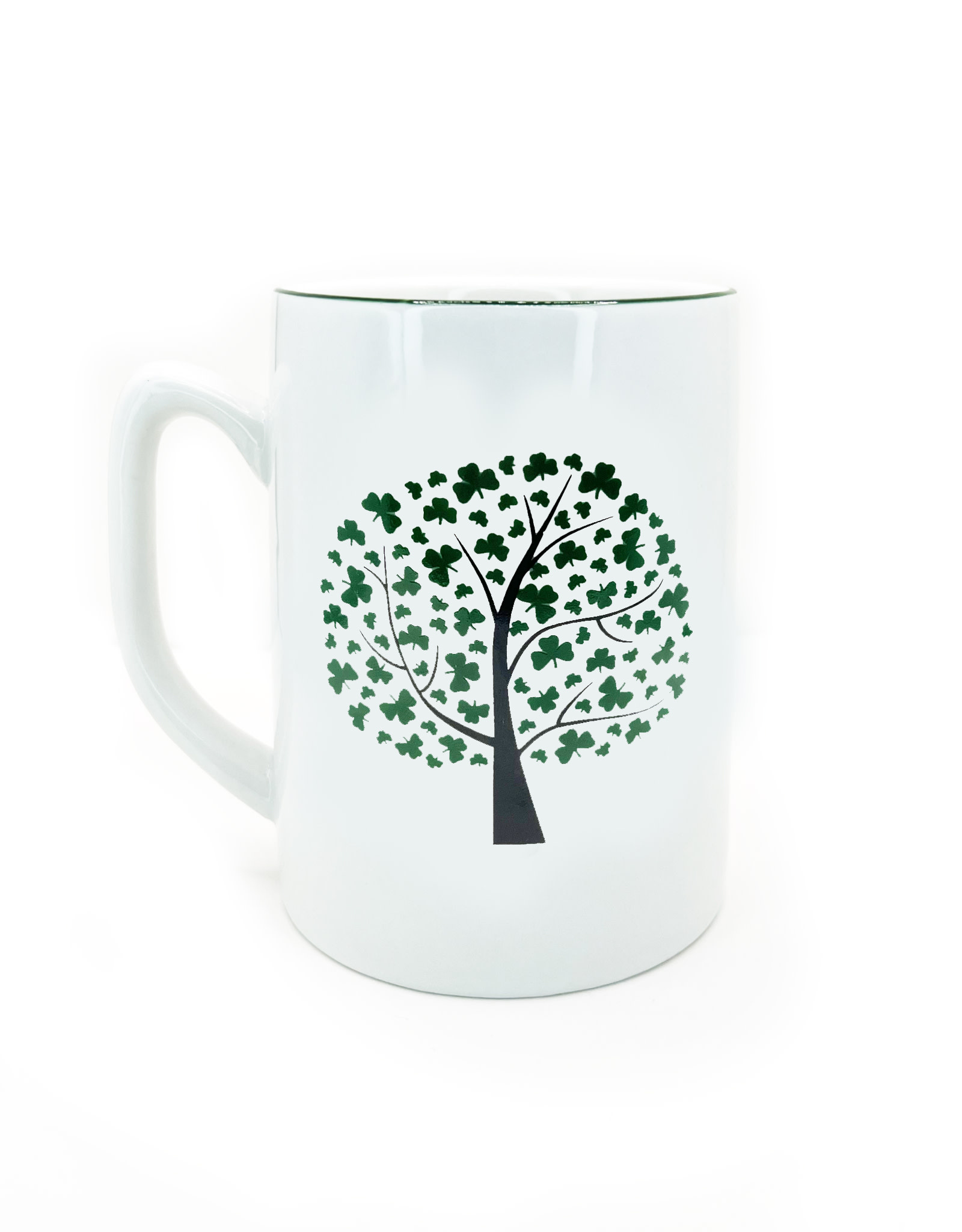 TEAPOTS, MUGS & ACCESSORIES HIMSELF MUG w/ SHAMROCK TREE