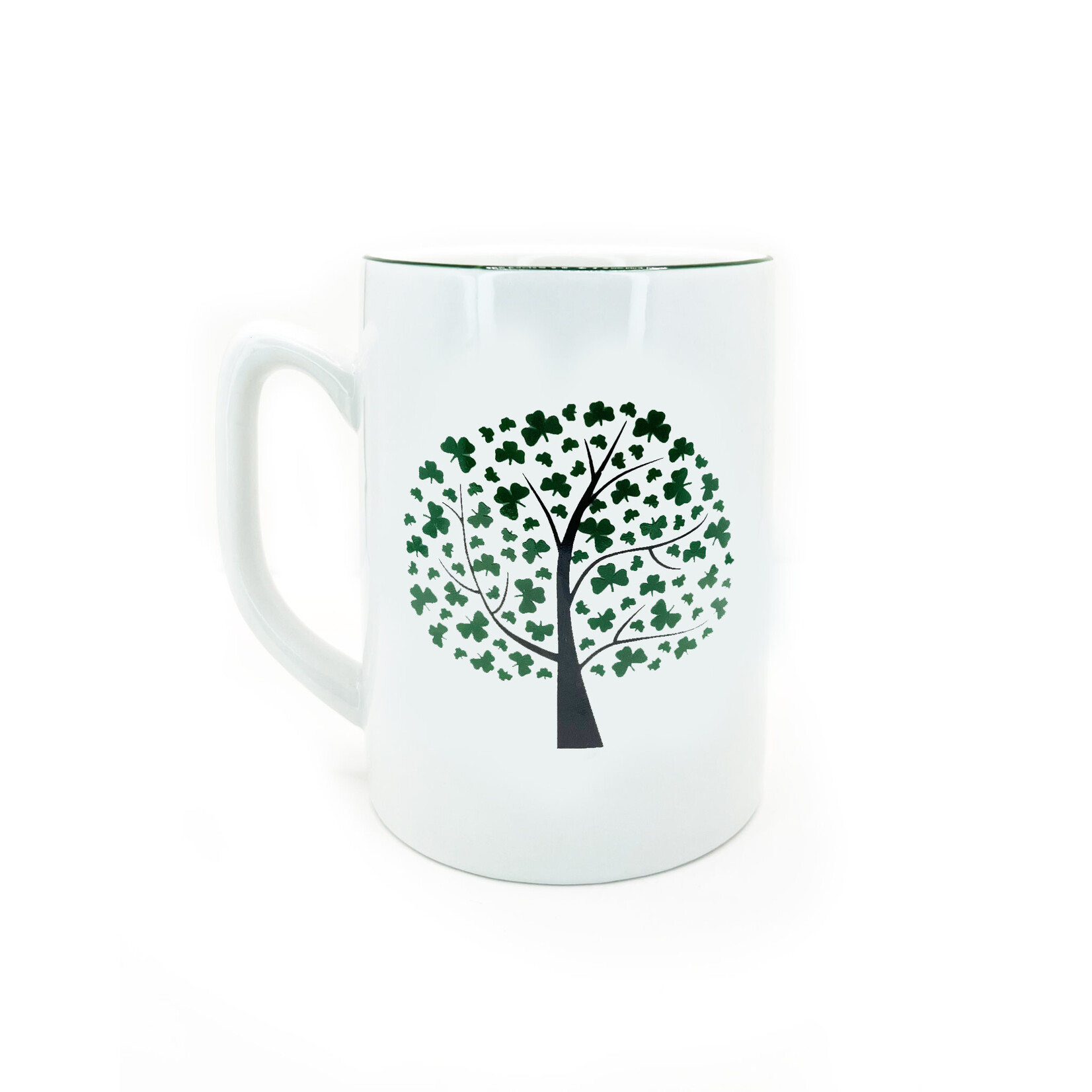 TEAPOTS, MUGS & ACCESSORIES HERSELF MUG w/ SHAMROCK TREE