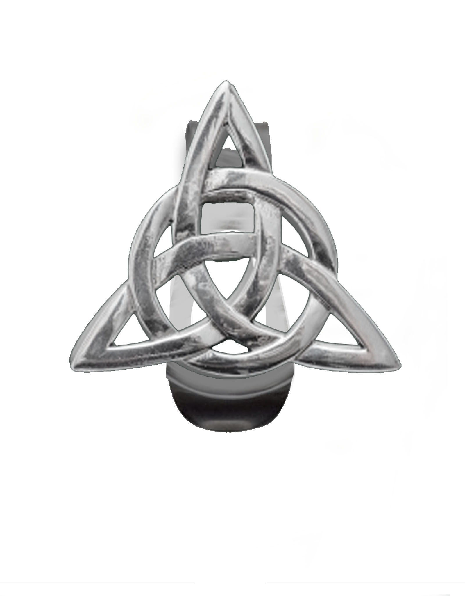 KEYCHAINS/CAR/ETC TRINITY KNOT VISOR CLIP