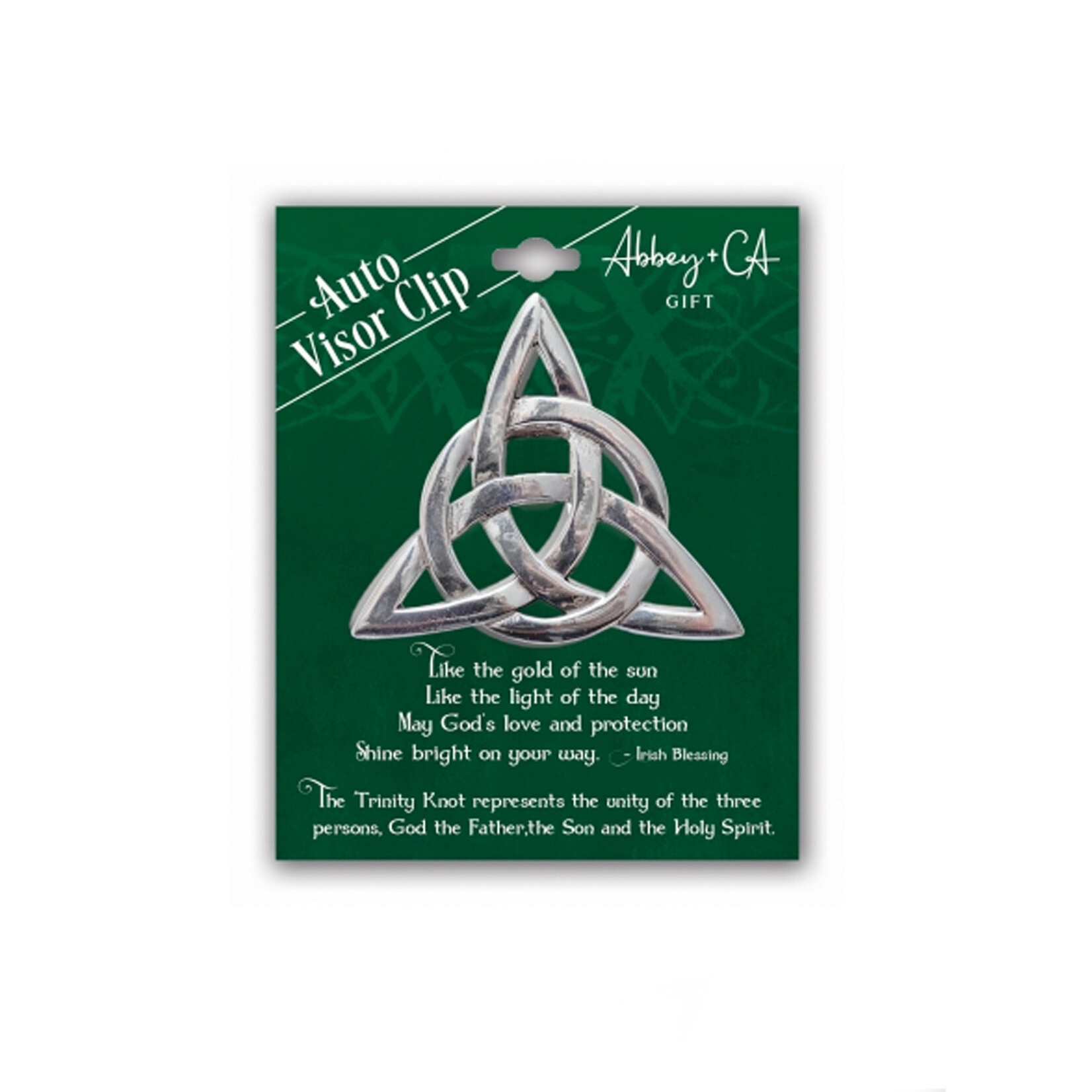 KEYCHAINS/CAR/ETC TRINITY KNOT VISOR CLIP