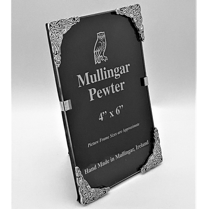 FRAMES MULLINGAR PEWTER 'FRAMELESS' PICTURE FRAME - 4x6