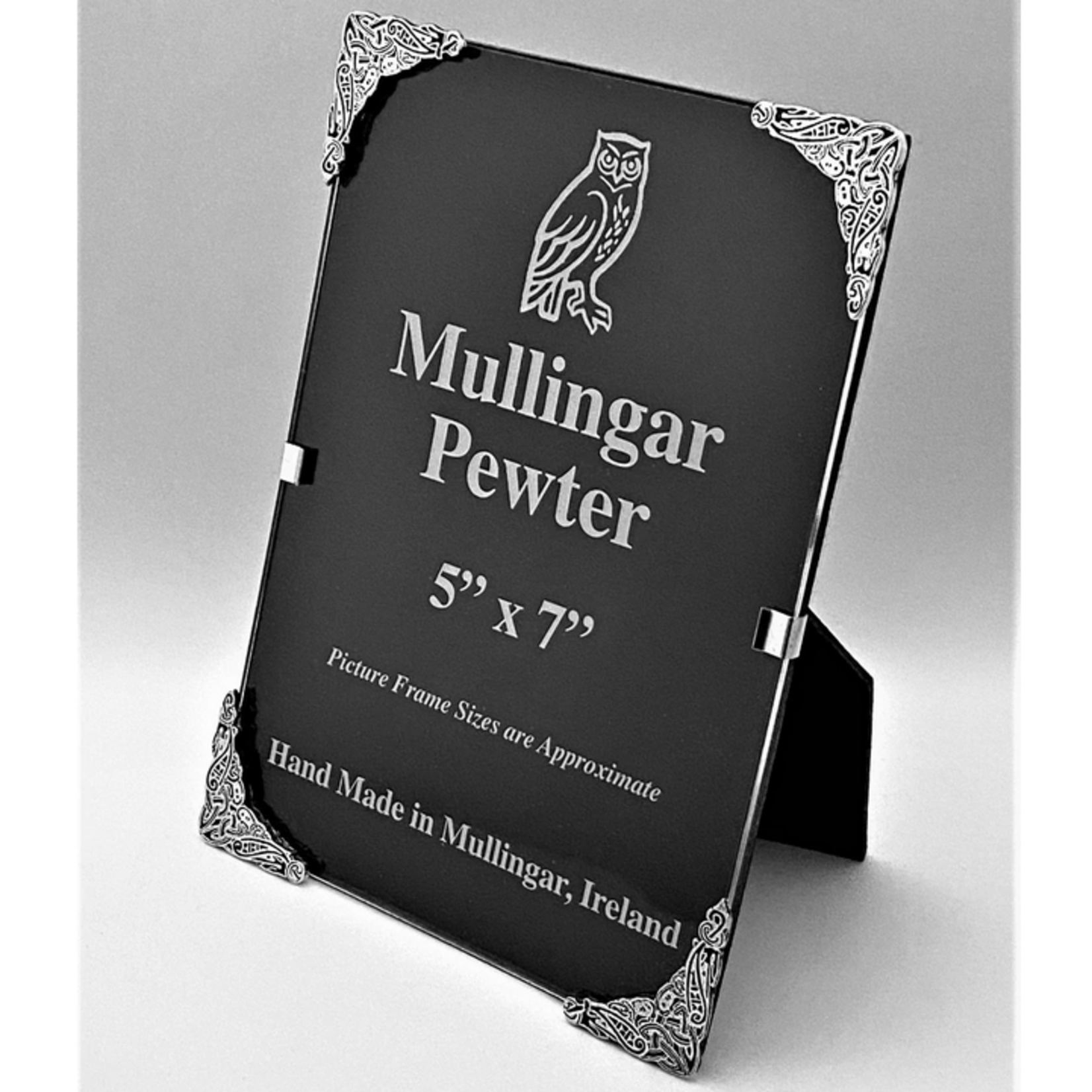 FRAMES MULLINGAR PEWTER 'FRAMELESS' PICTURE FRAME - 5x7