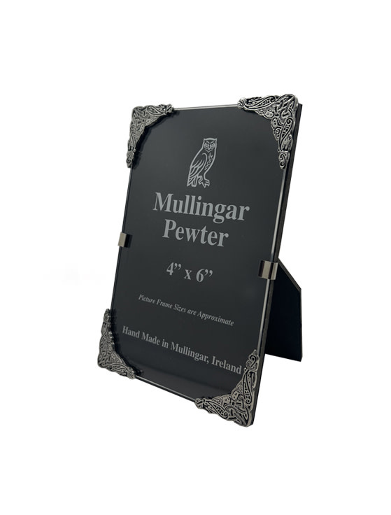 FRAMES MULLINGAR PEWTER 'FRAMELESS' PICTURE FRAME - 4x6