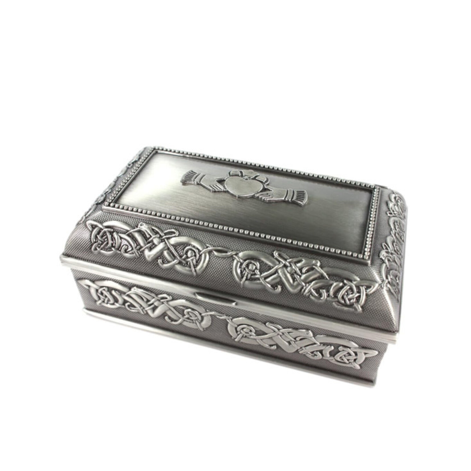 DECOR MULLINGAR PEWTER JEWELRY BOX - Large