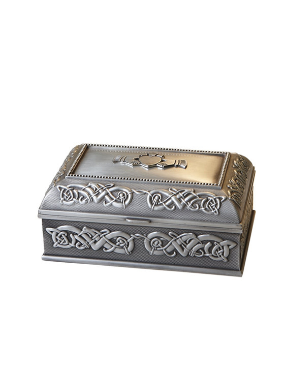 DECOR MULLINGAR PEWTER JEWELRY BOX - Small