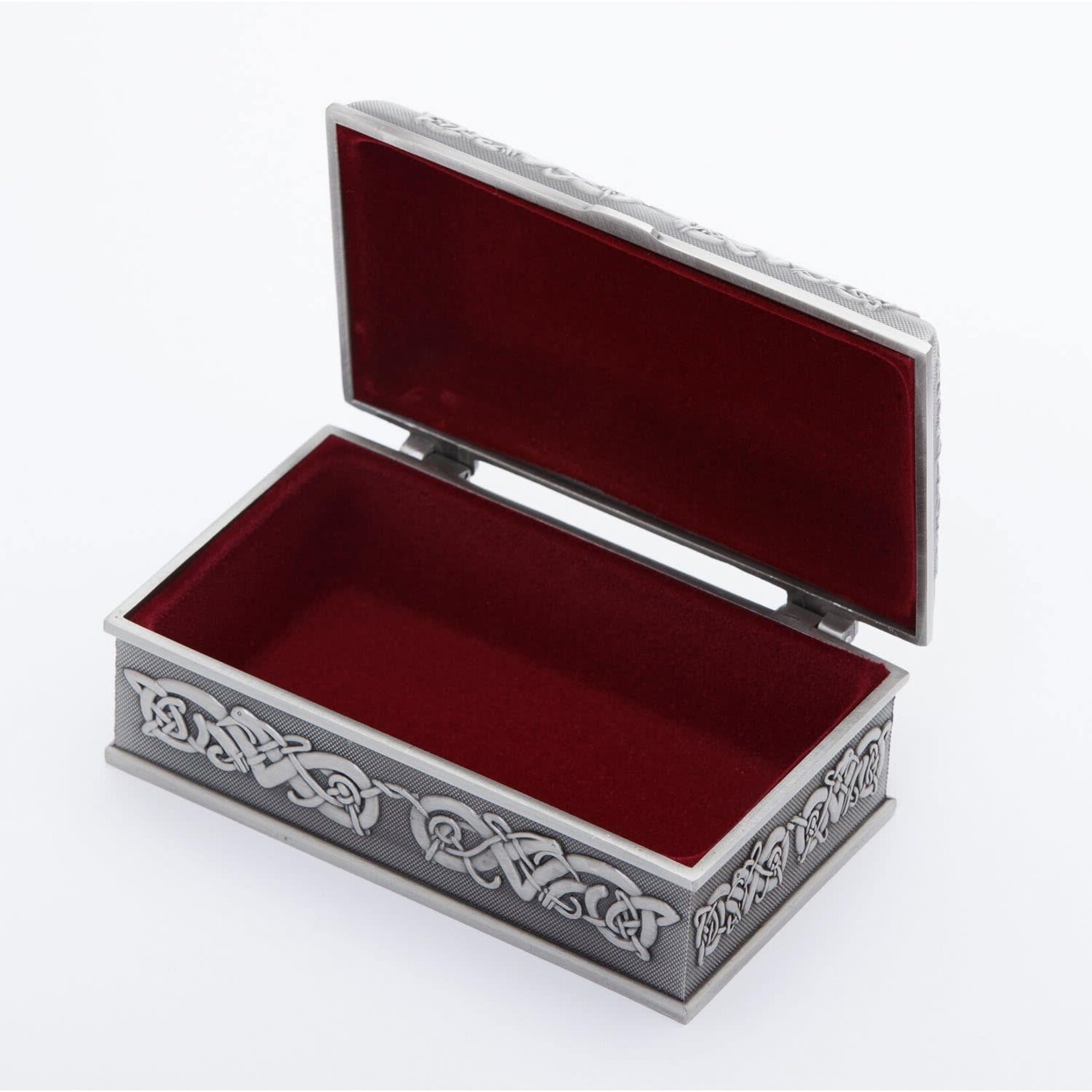 DECOR MULLINGAR PEWTER JEWELRY BOX - Medium