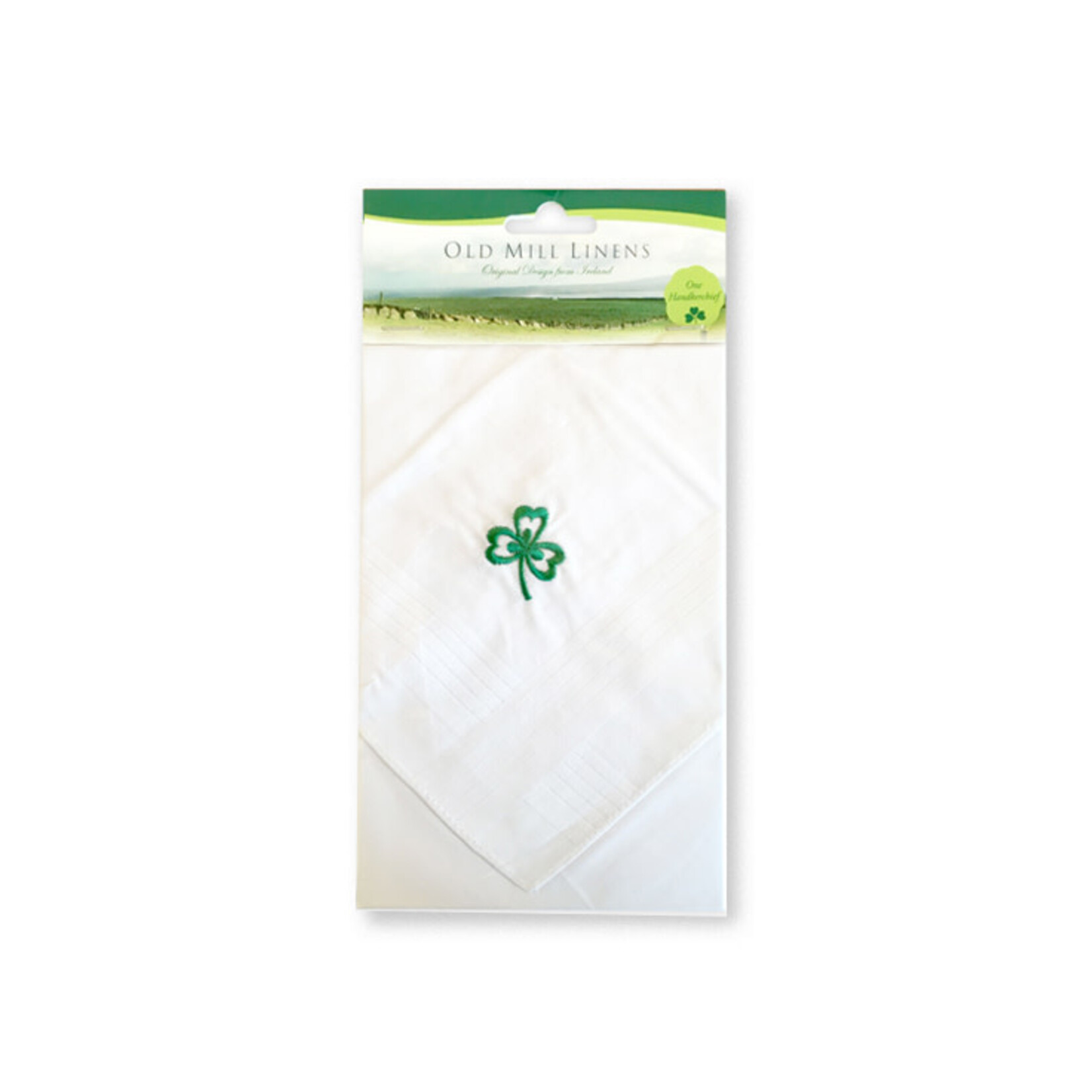 ACCESSORIES COTTON SHAMROCK HANDKERCHIEF - Green