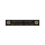 PLAQUES, SIGNS & POSTERS “FAMILY FOREVER…“ CARVED WOOD SIGN