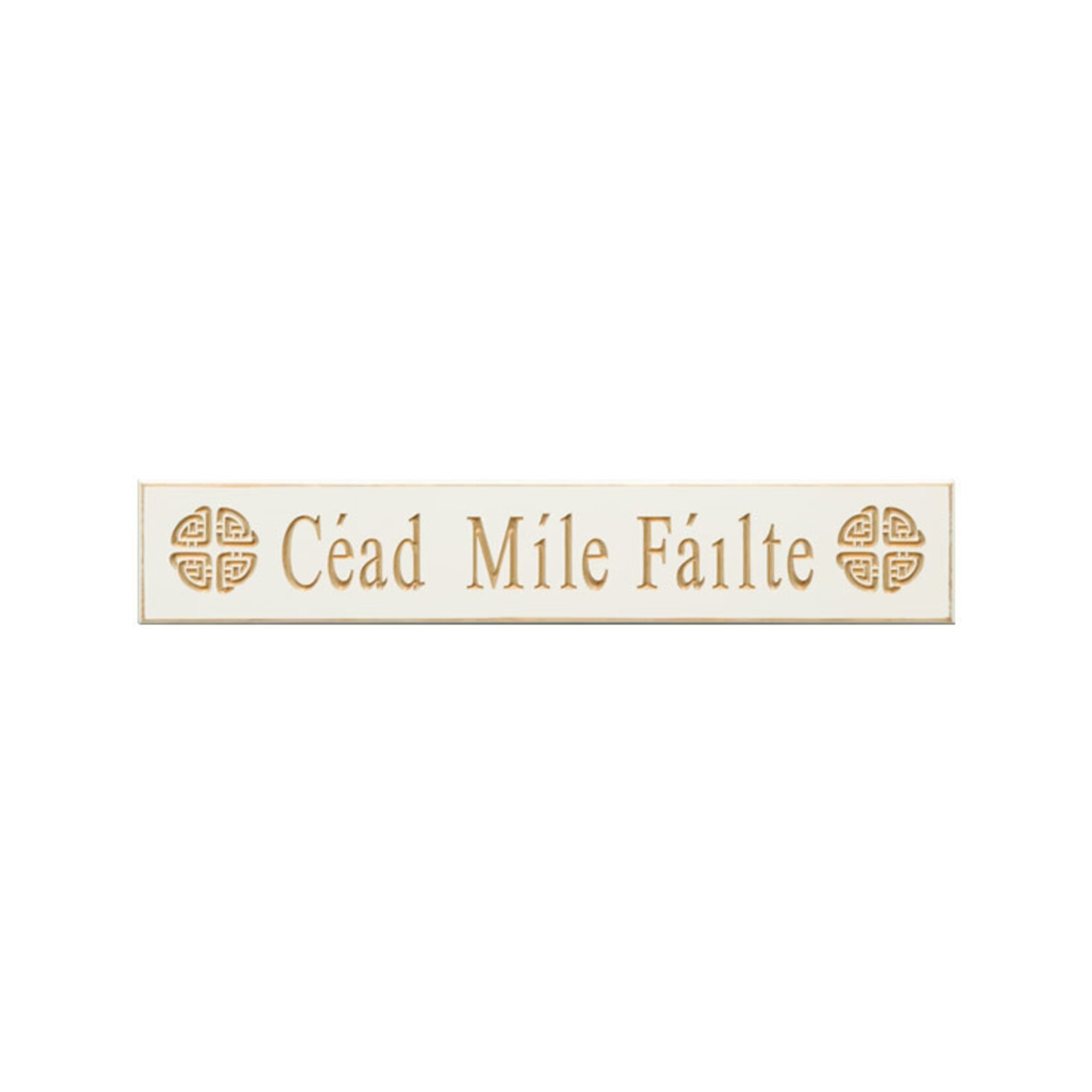 PLAQUES, SIGNS & POSTERS “CEAD MILE FAILTE” CARVED WOOD SIGN
