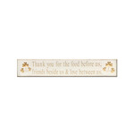 PLAQUES, SIGNS & POSTERS "THANK YOU FOR...” CARVED WOOD SIGN