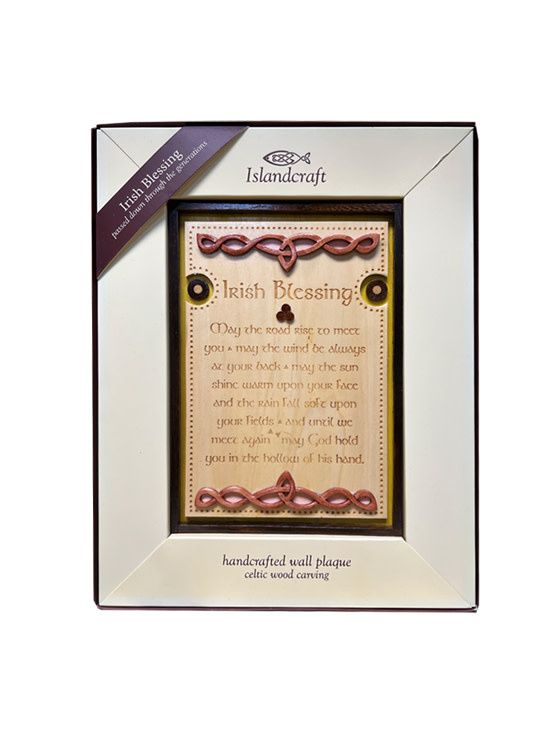 PLAQUES, SIGNS & POSTERS ISLANDCRAFT WOOD WALL ART - Irish Blessing