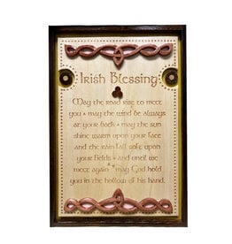 PLAQUES, SIGNS & POSTERS ISLANDCRAFT WOOD WALL ART - Irish Blessing