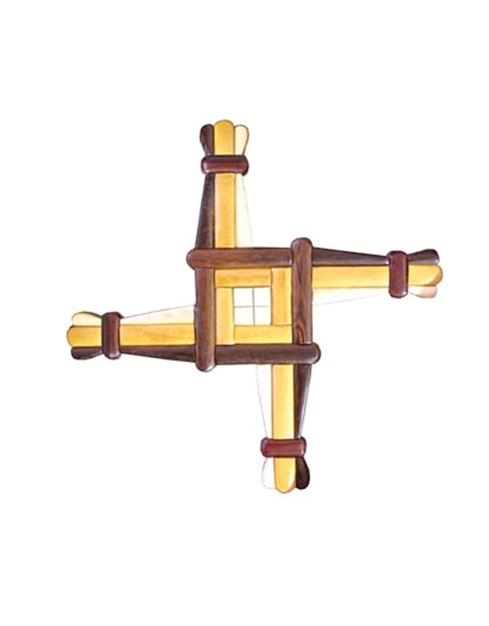 DECOR ISLANDCRAFT WOOD WALL ART - St. Brigid Cross