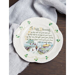 PLATES, TRAYS & DISHES BELLEEK HARP PLATE - Irish Blessing