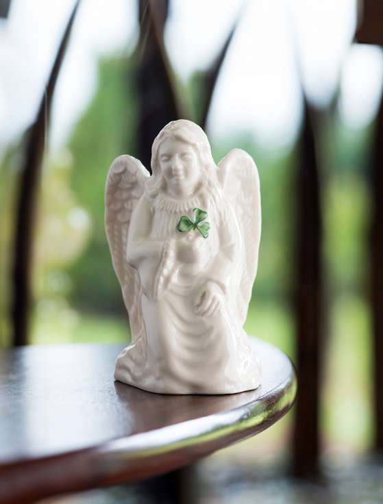 ANGELS BELLEEK ANGEL of PROTECTION