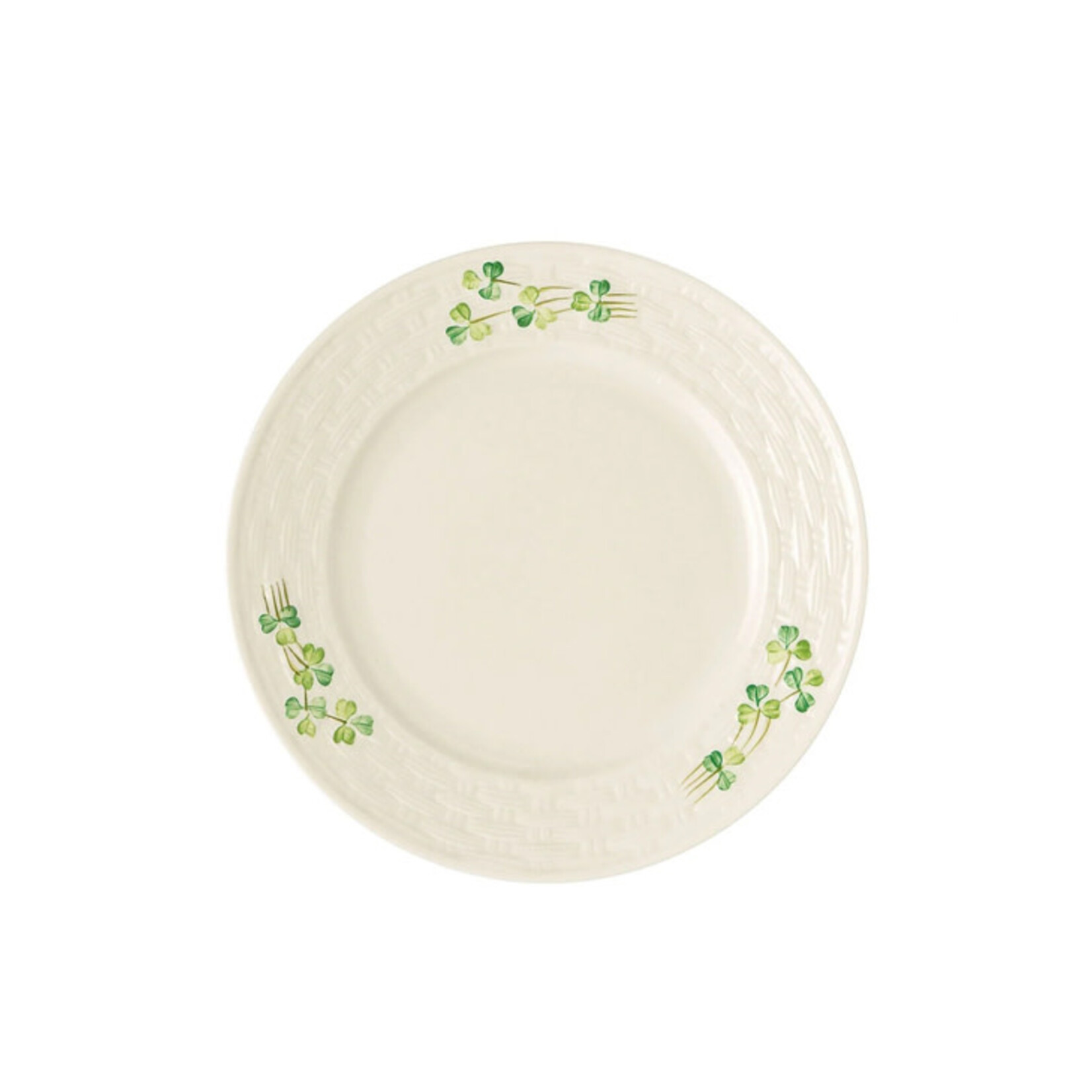 PLATES, TRAYS & DISHES BELLEEK CLASSIC SHAMROCK DINNER PLATE