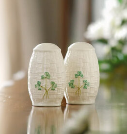 TEAPOTS, MUGS & ACCESSORIES BELLEEK CLASSIC SHAMROCK SALT & PEPPER