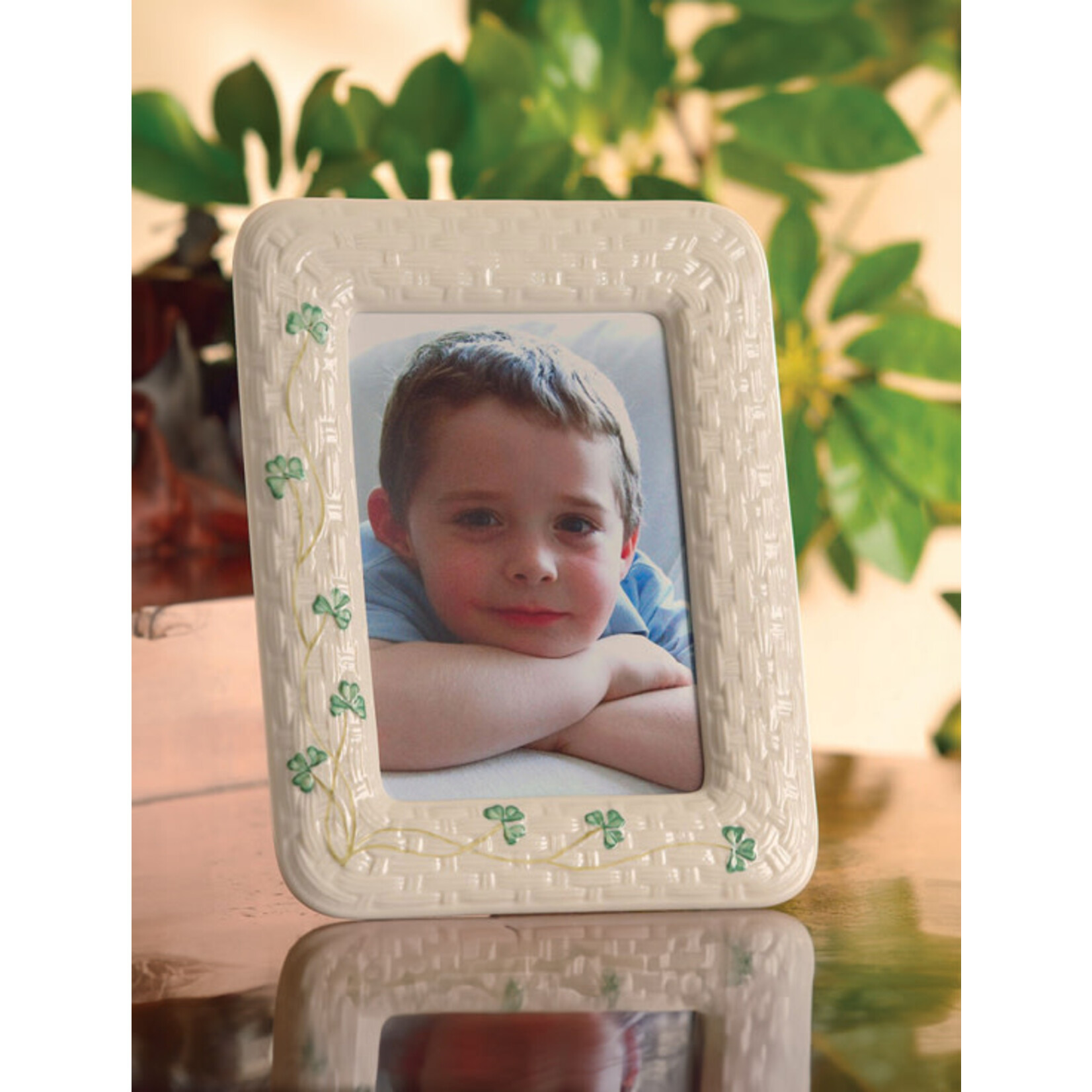 FRAMES & DECOR BELLEEK CLASSIC SHAMROCK FRAME - 5x7