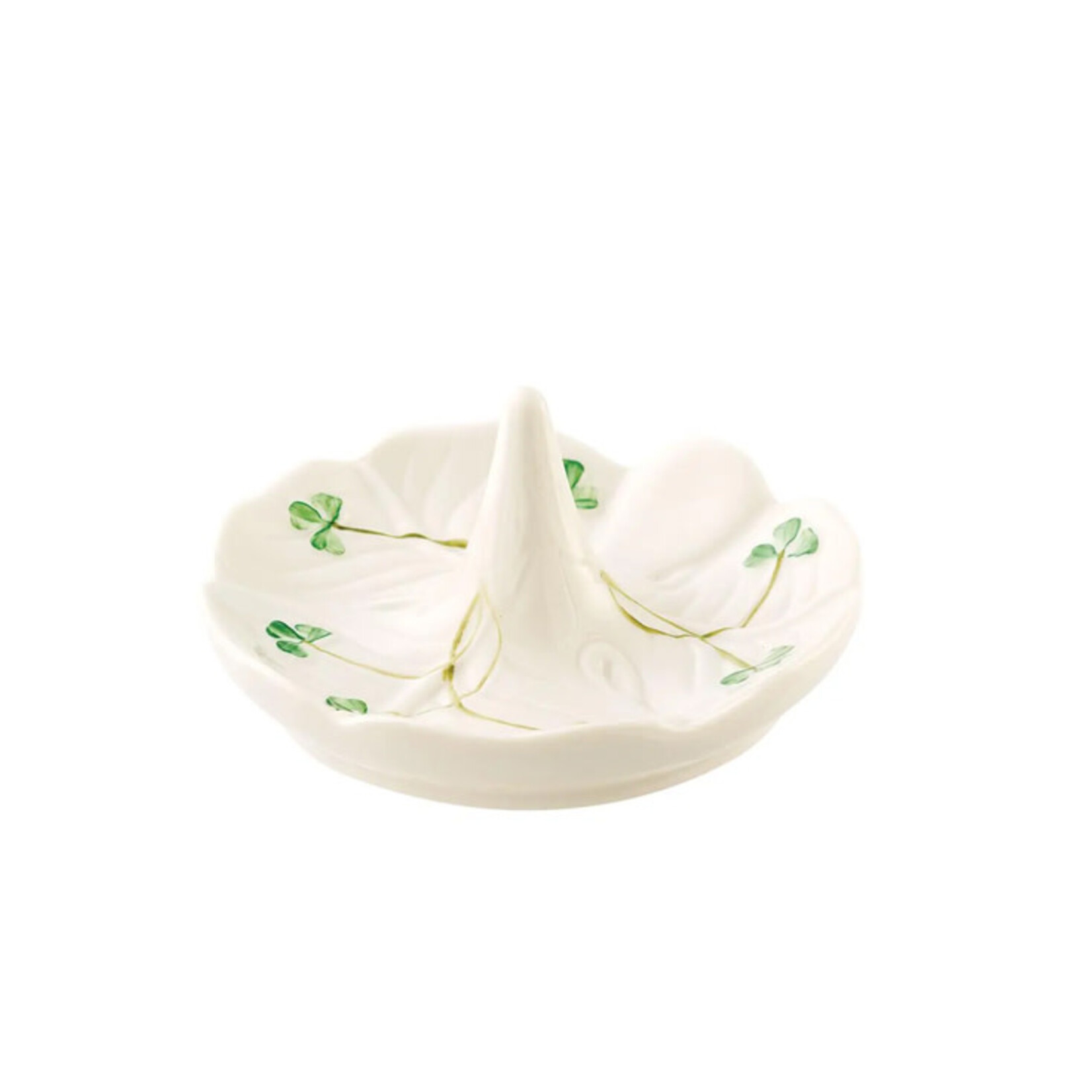 GIFTWARE BELLEEK CLASSIC SHAMROCK RING HOLDER