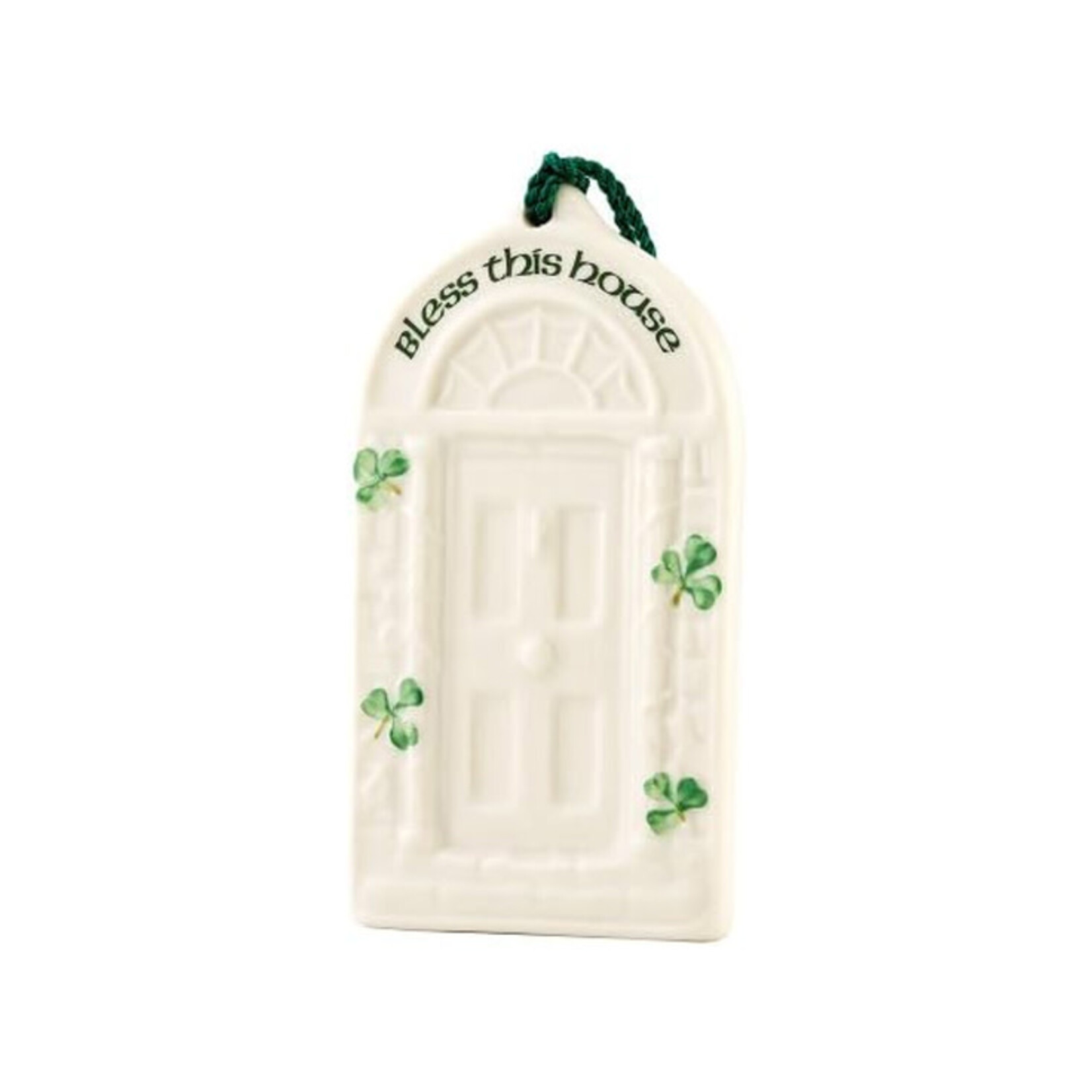 ORNAMENTS BELLEEK ORNAMENT - 'Bless This House' Door