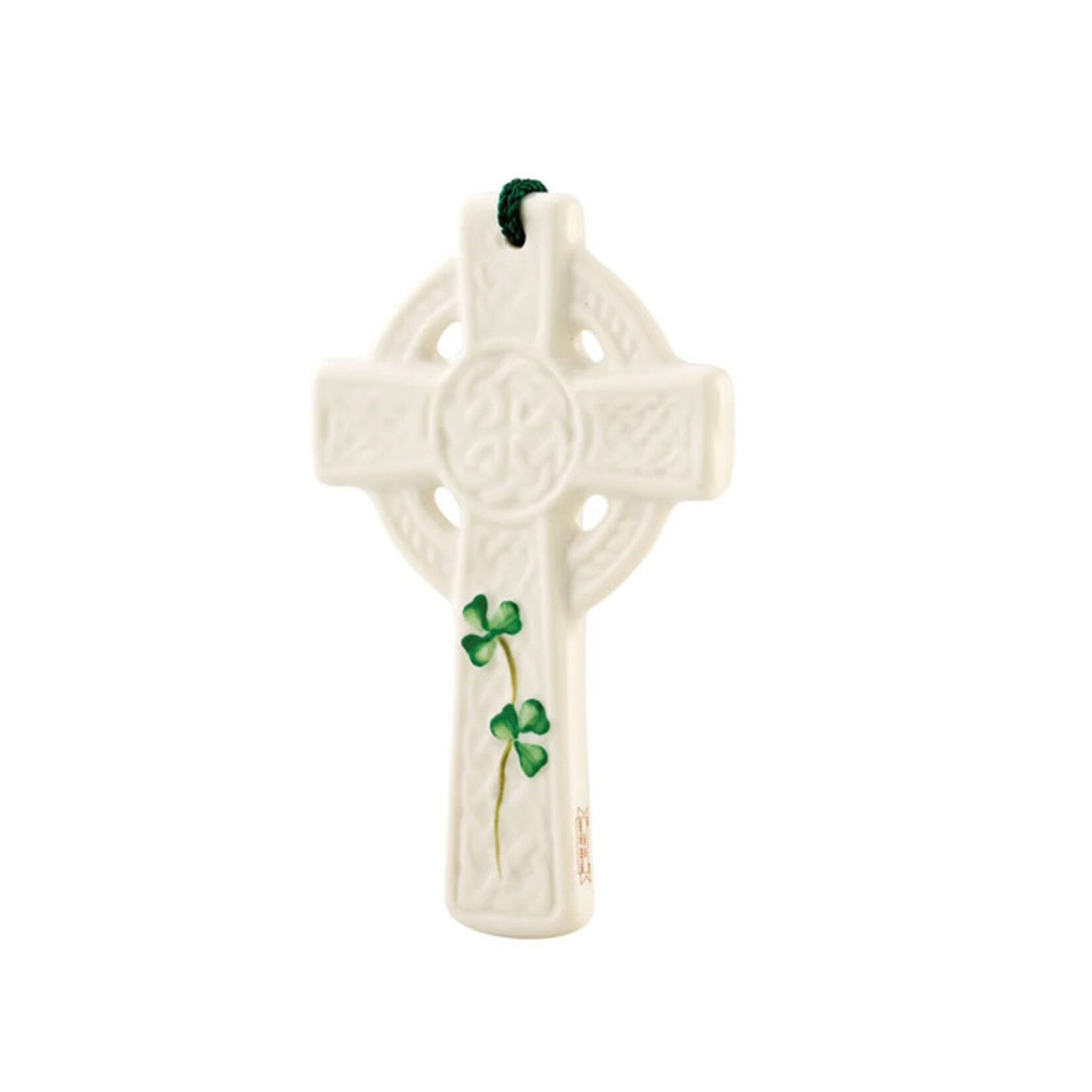 HOLIDAY BELLEEK ORNAMENT - Saint Kieran's Cross