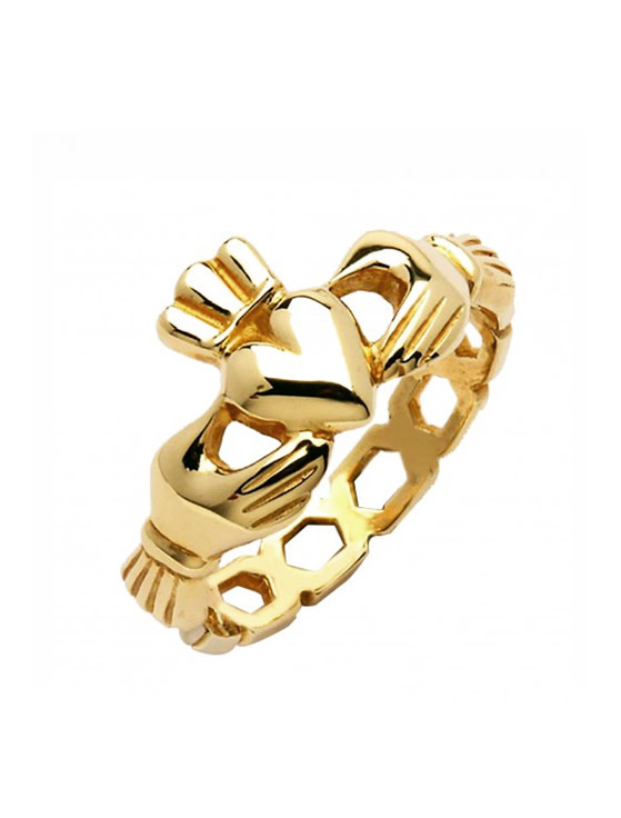 RINGS FADO 10K CLADDAGH RING - Mask