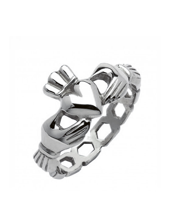 RINGS FADO 10KW CLADDAGH RING - Mask