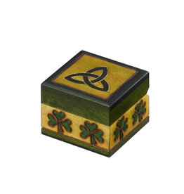 DECOR TRINITY CELTIC WEE SHAMROCK BOX
