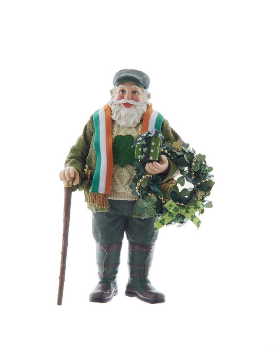 SANTAS SHILLELAGH WREATH SANTA