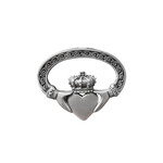 KEYCHAINS/CAR/ETC CLADDAGH CELTIC VISOR CLIP