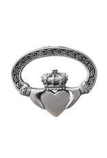 KEYCHAINS/CAR/ETC CLADDAGH CELTIC VISOR CLIP