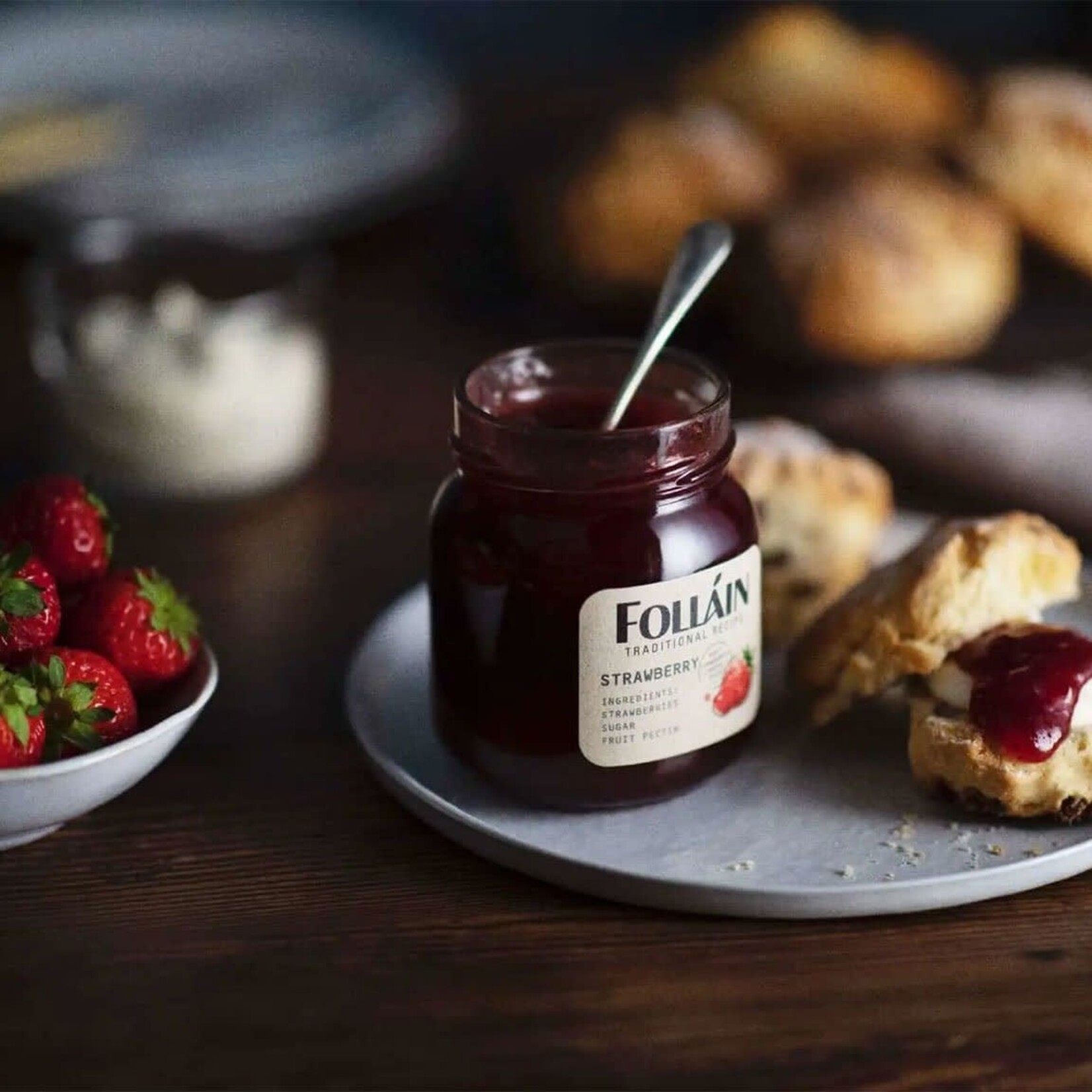 JAMS & SAUCES FOLLAIN JAM - Strawberry