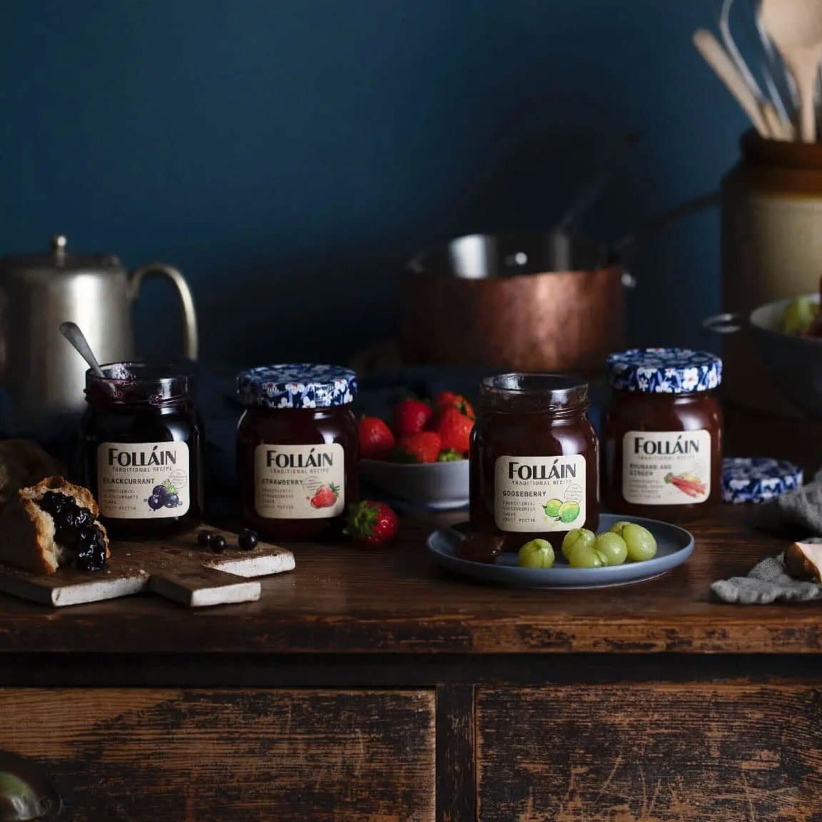 JAMS & SAUCES FOLLAIN JAM - Blackberry
