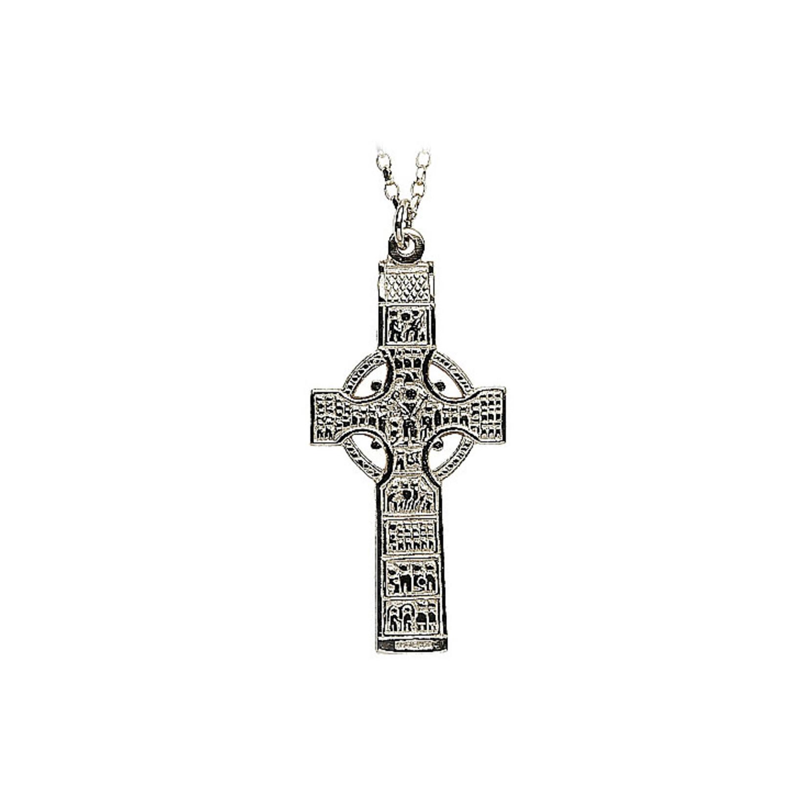 CELTIC CROSSES STERLING OGHAM CROSS - Large Muireach / Monasterboice