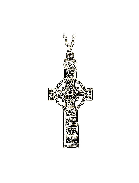 CELTIC CROSSES STERLING OGHAM CROSS - Large Muireach / Monasterboice