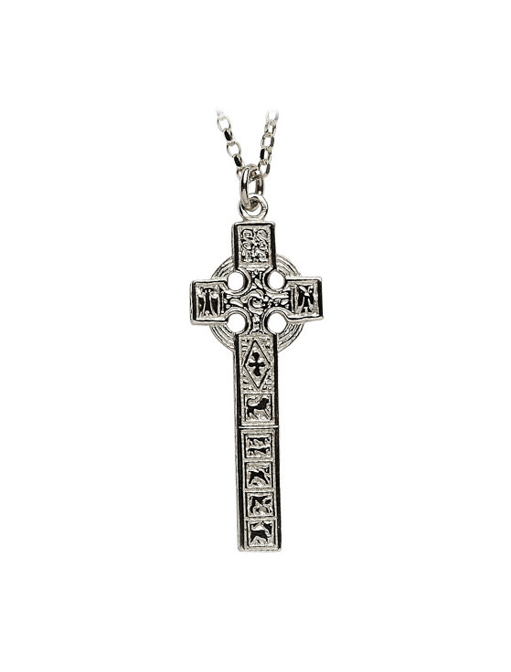 CELTIC CROSSES STERLING OGHAM CROSS - Moone