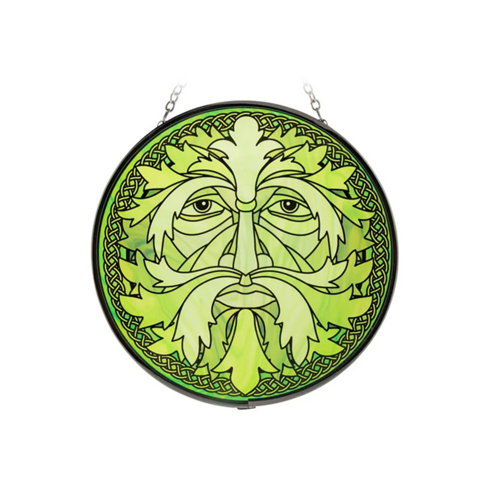 GARDEN CELTIC GREEN MAN SUNCATCHER