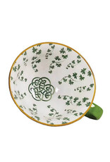 TEAPOTS, MUGS & ACCESSORIES CELTIC CLARA IRISH LATTE MUG - Trellis Shamrock