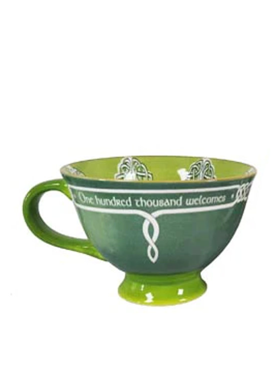 TEAPOTS, MUGS & ACCESSORIES CELTIC CLARA IRISH LATTE MUG - Cead Mile Failte