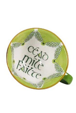 TEAPOTS, MUGS & ACCESSORIES CELTIC CLARA IRISH LATTE MUG - Cead Mile Failte