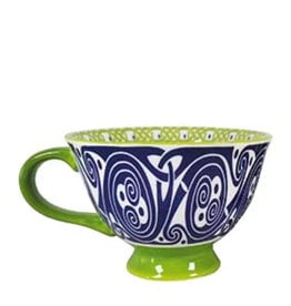 TEAPOTS, MUGS & ACCESSORIES CELTIC CLARA IRISH LATTE MUG - Irish Harp