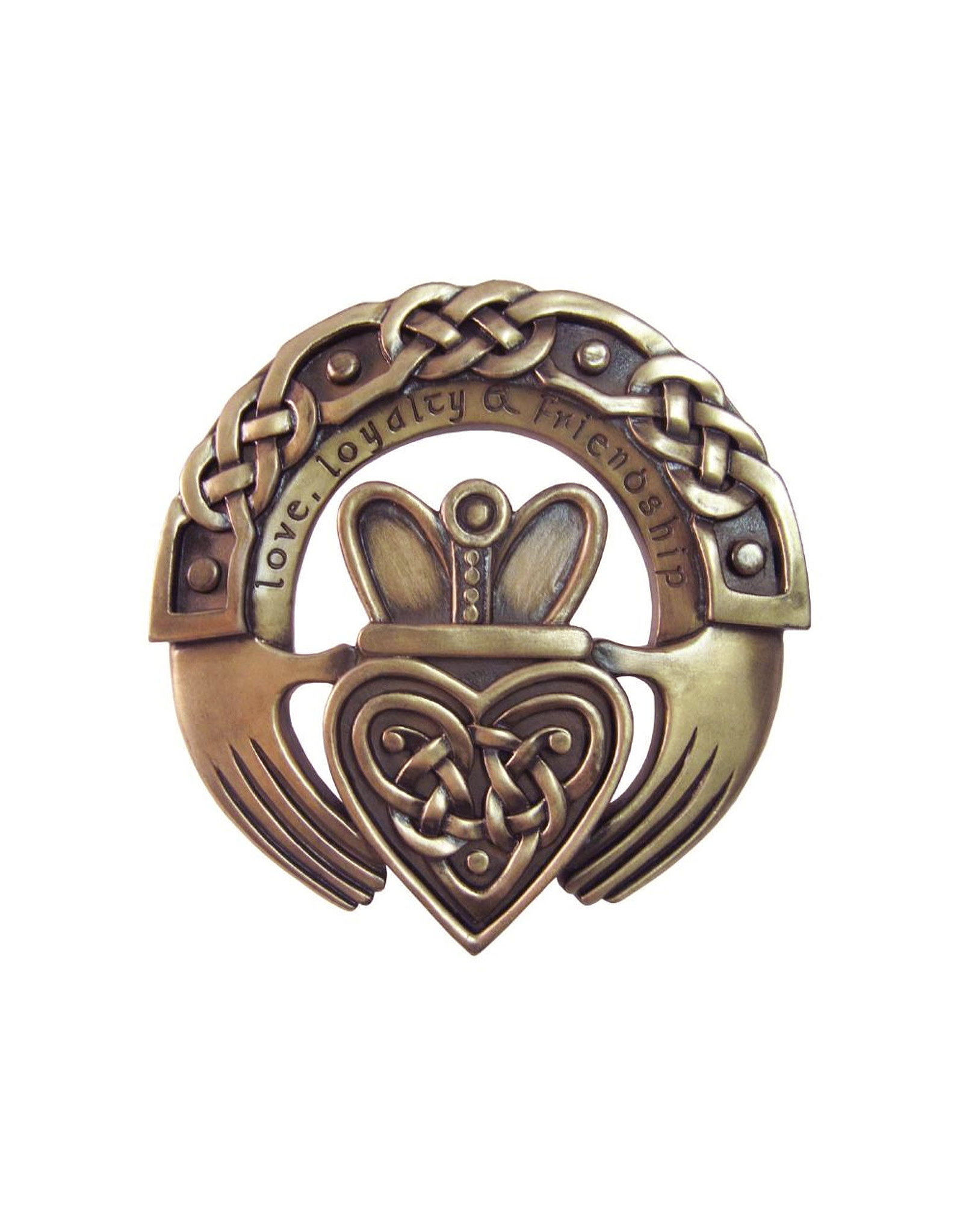 PLAQUES & GIFTS CELTIC BRONZE GALLERY WALL PLAQUE - Claddagh